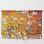 Vincent van Gogh Blossoming Almond Tree (Almond Blossoms) Orange Sky Wall Hanging Gallery Image 1