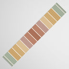 Gradient Arch XXVII Earthy Mid Century Modern Rainbow Table Runner Gallery Image 3