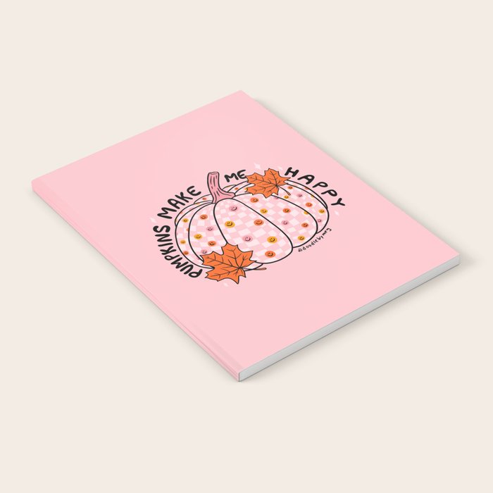 Pumpkins Make Me Happy Notebook Gallery Image 2