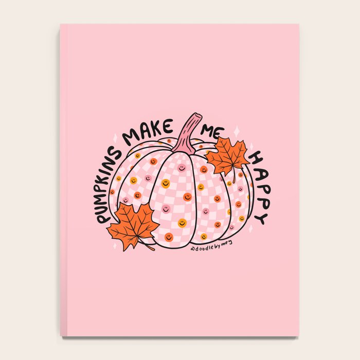 Pumpkins Make Me Happy Notebook Gallery Image 4