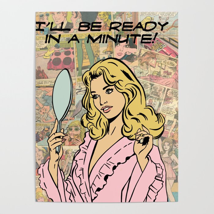 ready in a min color Poster Gallery Image 1
