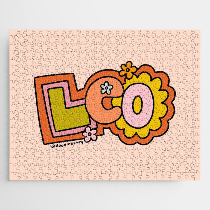Leo Doodle Letters Jigsaw Puzzle Gallery Image 1