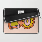 Leo Doodle Letters Laptop Sleeve Gallery Image 2