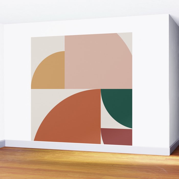 Abstract Geometric 10 Wall Mural Gallery Image 2