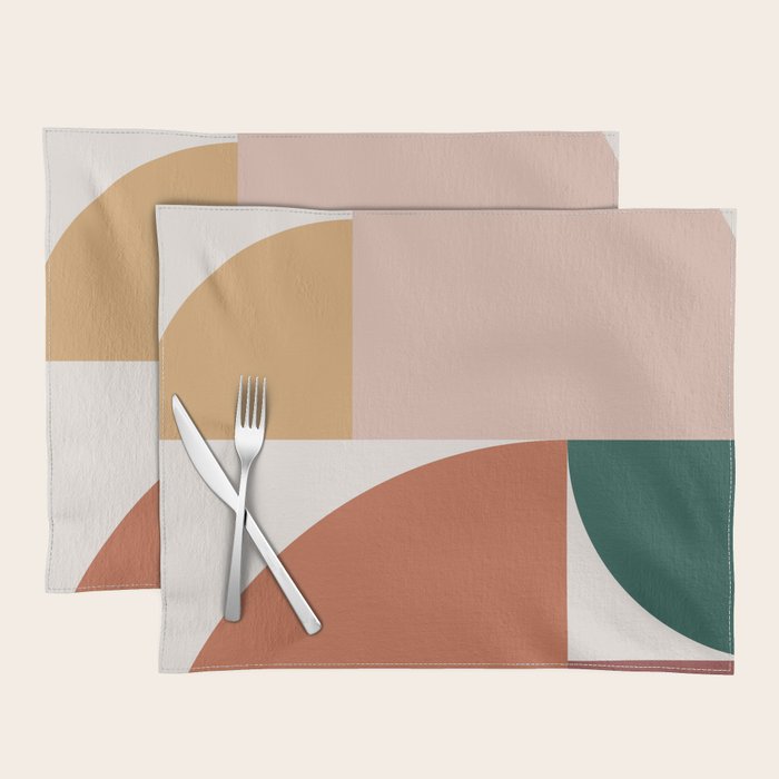 Abstract Geometric 10 Placemat Gallery Image 1