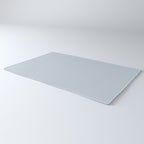 Light Periwinkle pale pastel shade of dried blue flower solid color modern abstract pattern  Rug Gallery Image 3