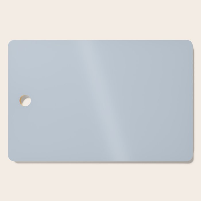 Light Periwinkle pale pastel shade of dried blue flower solid color modern abstract pattern  Cutting Board Gallery Image 1