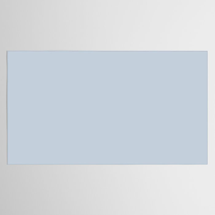 Light Periwinkle pale pastel shade of dried blue flower solid color modern abstract pattern  Tablecloth Gallery Image 2