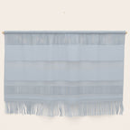 Light Periwinkle pale pastel shade of dried blue flower solid color modern abstract pattern  Wall Hanging Gallery Image 1