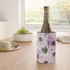 Abstract flowered paint modern Wine Chiller Gallery Image 4