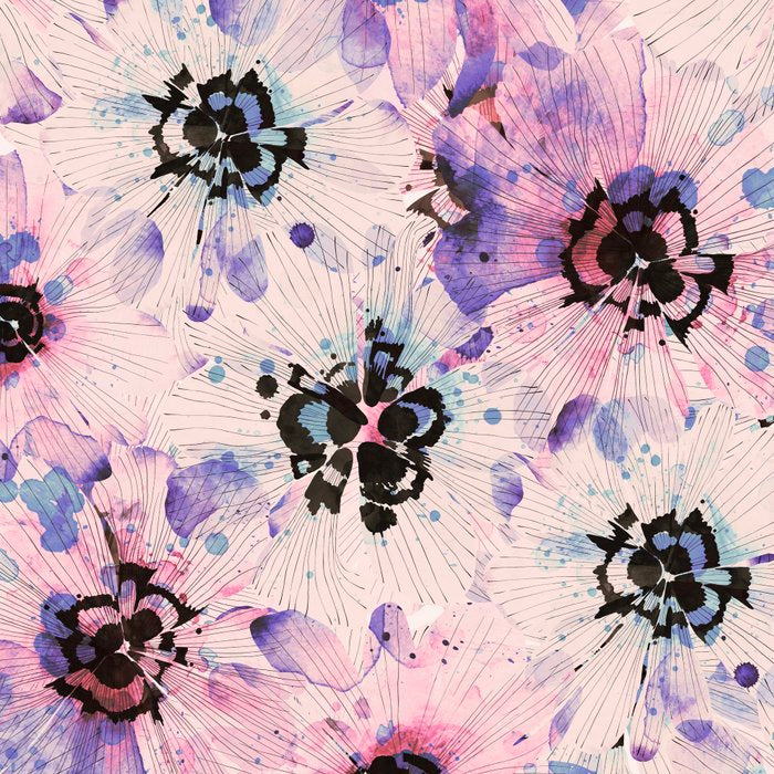 Abstract flowered paint modern Coffee Mug Gallery Image 2