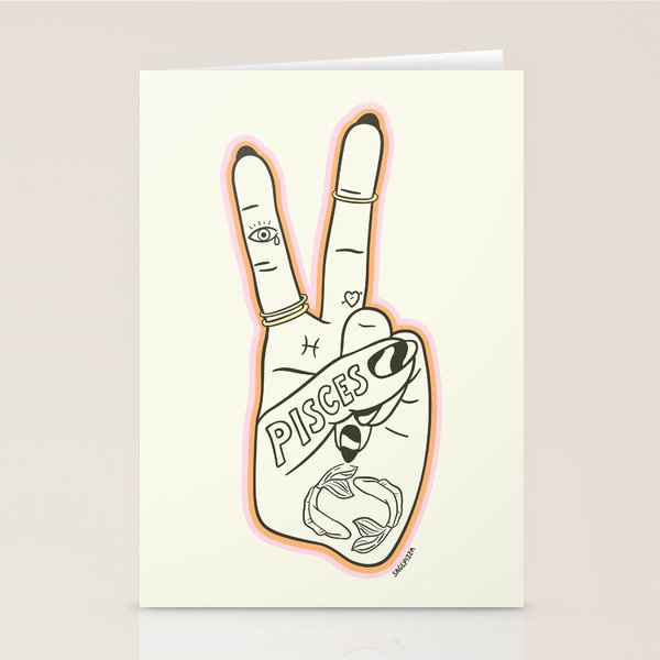 PISCES Stationery Card Gallery Image 2