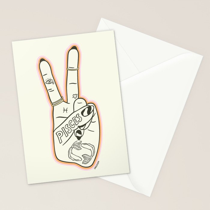PISCES Stationery Card Gallery Image 2