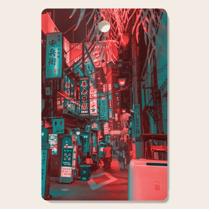 Anime Japan Street Cutting Board Gallery Image 1