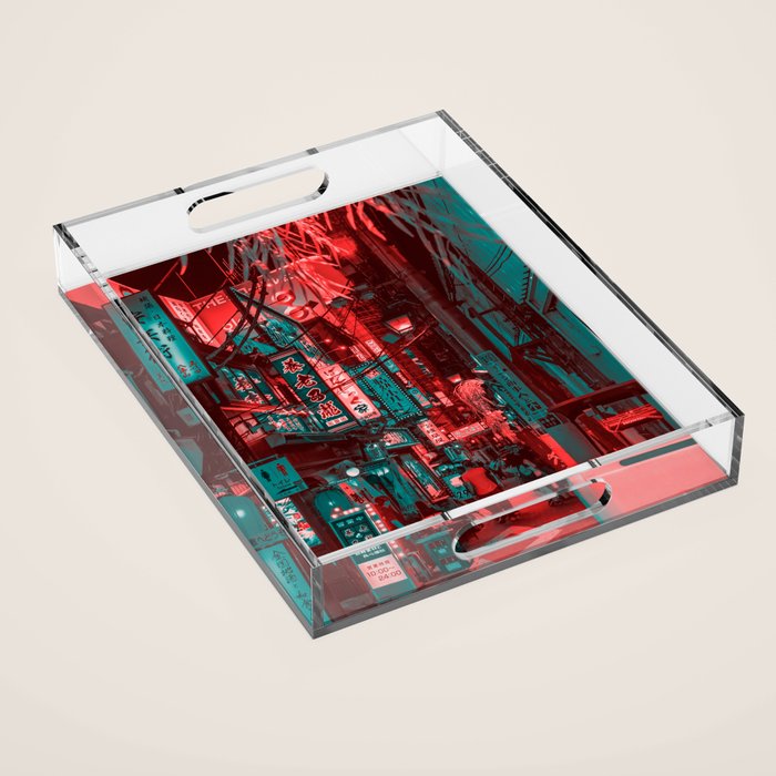 Anime Japan Street Acrylic Tray Gallery Image 1