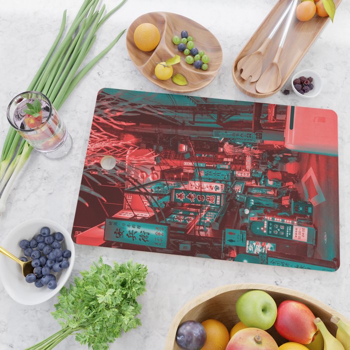 Anime Japan Street Cutting Board Gallery Image 2