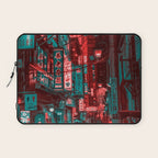 Anime Japan Street Laptop Sleeve Gallery Image 1
