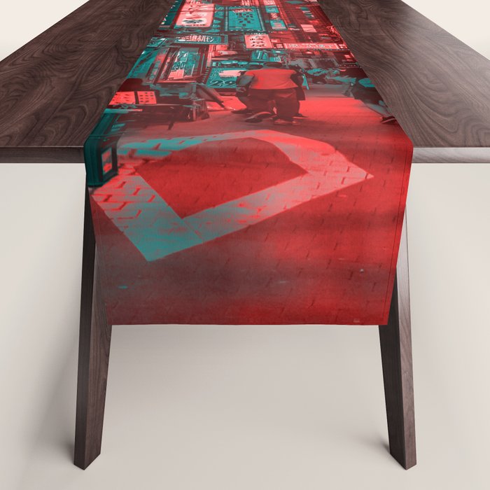 Anime Japan Street Table Runner Gallery Image 1