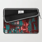 Anime Japan Street Laptop Sleeve Gallery Image 2