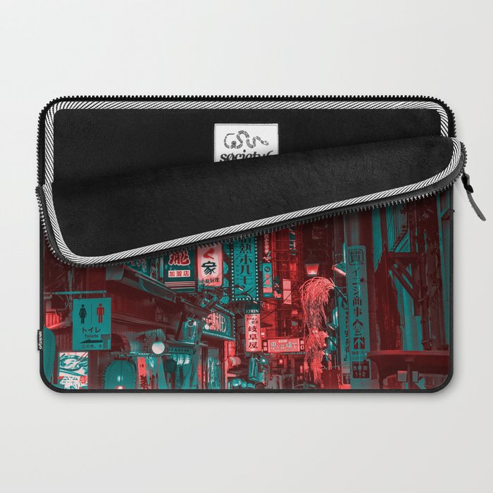 Anime Japan Street Laptop Sleeve Gallery Image 2