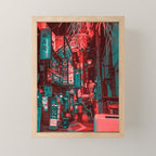 Anime Japan Street Mini Art Print Gallery Image 1
