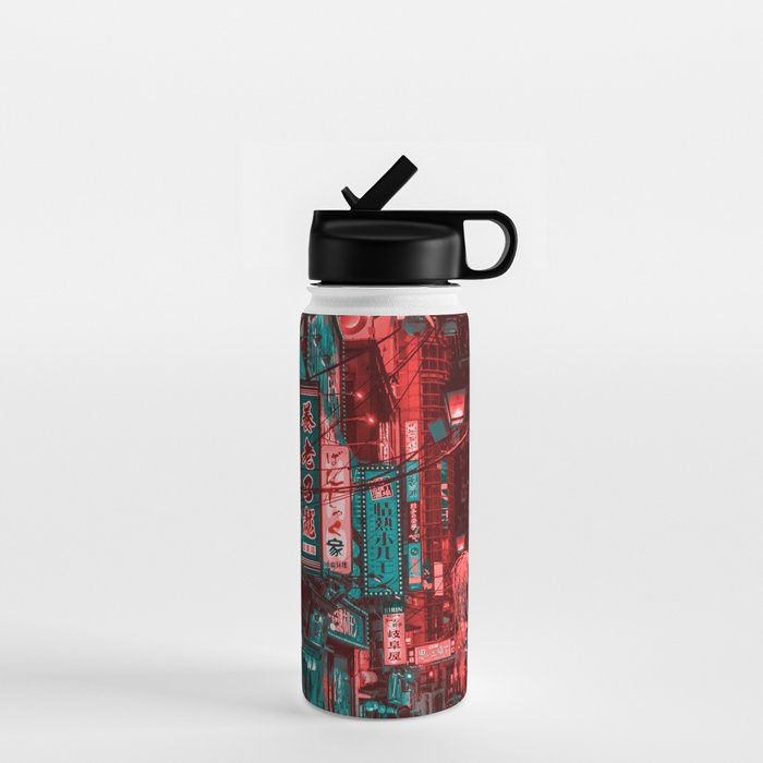 Anime Japan Street Water Bottle Gallery Image 1