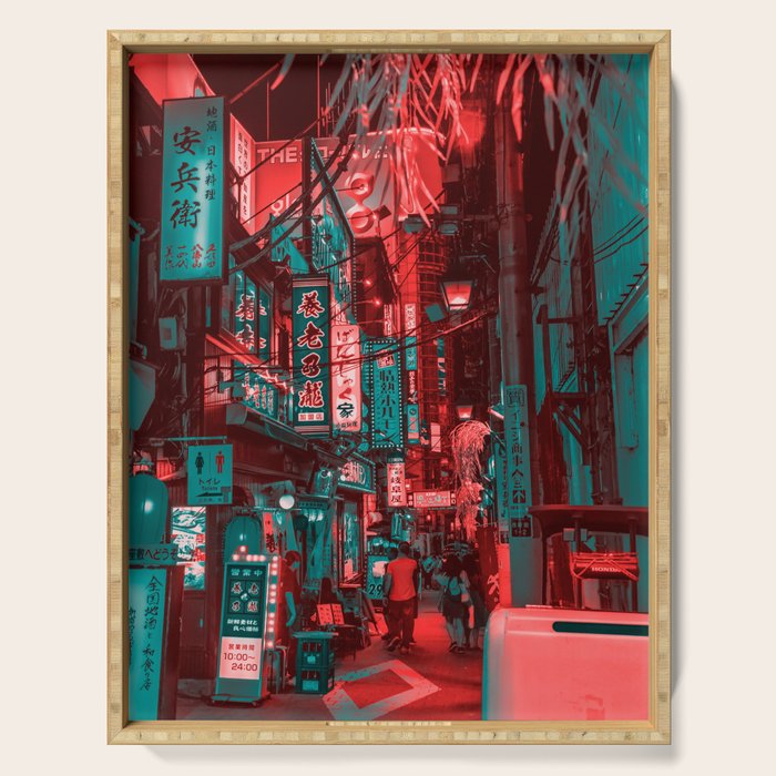 Anime Japan Street Serving Tray Gallery Image 1