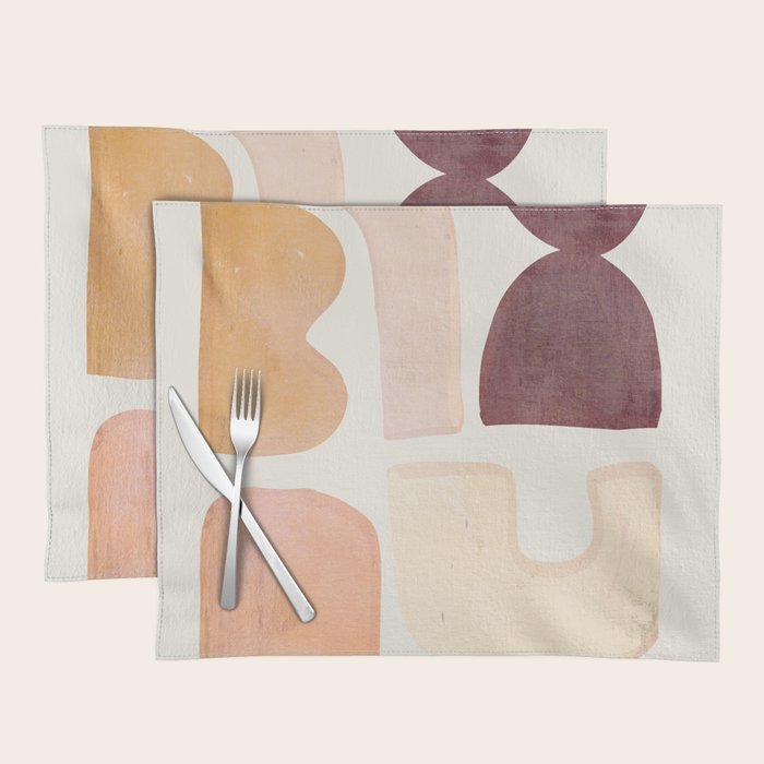 Minimal Shapes 5 Placemat Gallery Image 1