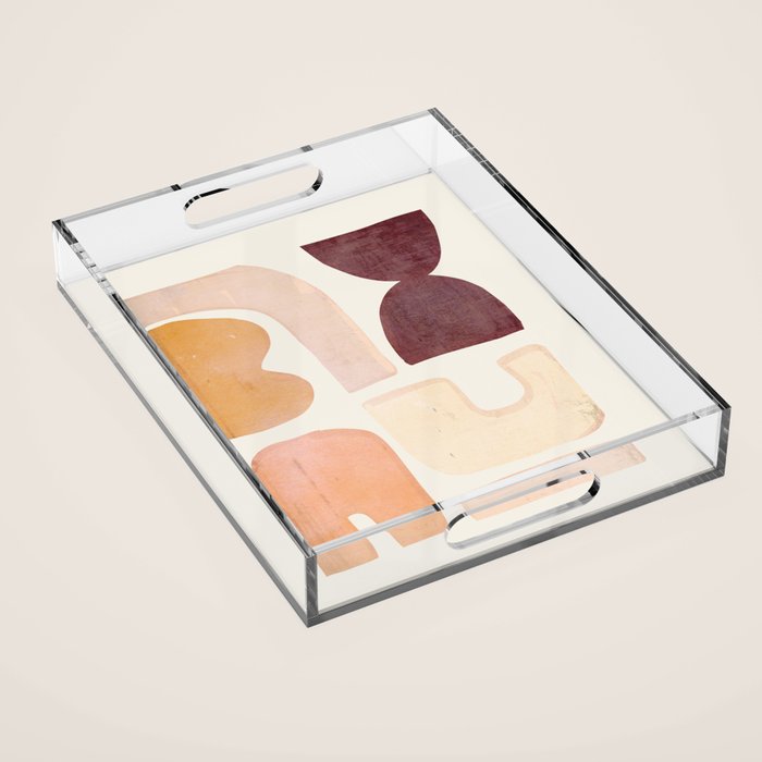 Minimal Shapes 5 Acrylic Tray Gallery Image 1