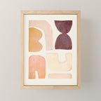 Minimal Shapes 5 Mini Art Print Gallery Image 1