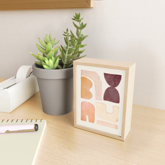Minimal Shapes 5 Mini Art Print Gallery Image 2