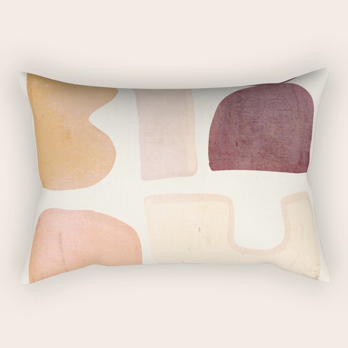 Minimal Shapes 5 Rectangular Pillow Gallery Image 1