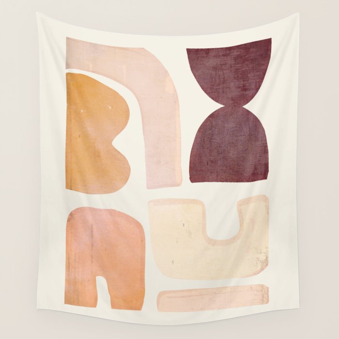 Minimal Shapes 5 Wall Tapestry Gallery Image 4