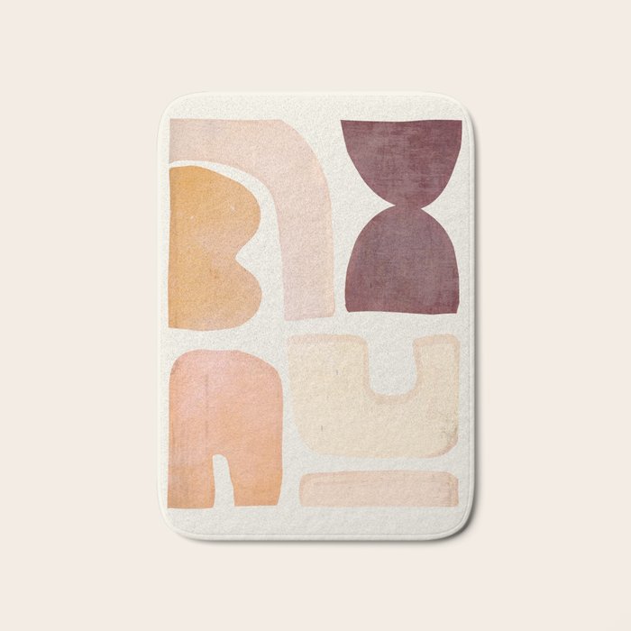 Minimal Shapes 5 Bath Mat Gallery Image 1