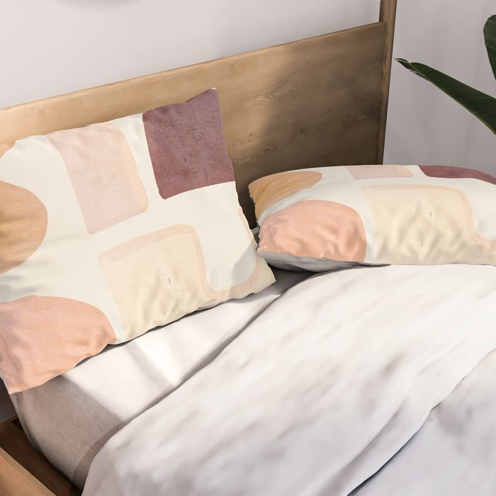 Minimal Shapes 5 Pillow Sham Gallery Image 2