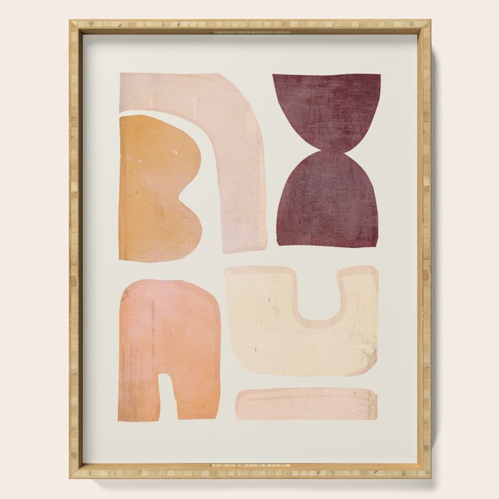 Minimal Shapes 5 Serving Tray Gallery Image 1