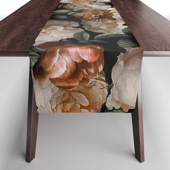 Golden Jan Davidsz. de Heem Roses Table Runner Gallery Image 1