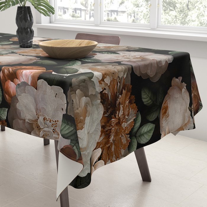 Golden Jan Davidsz. de Heem Roses Tablecloth Gallery Image 3