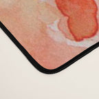 Abstract watercolor red orange pink poppies flowers Desk Mat Gallery Image 4