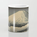 Shotei Takahashi Four Seasons of Mount Fuji Near Omuro Kawase Hasui Japanese Woodblock Print Coffee Mug Gallery Image 4