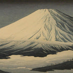 Shotei Takahashi Four Seasons of Mount Fuji Near Omuro Kawase Hasui Japanese Woodblock Print Coffee Mug Gallery Image 2