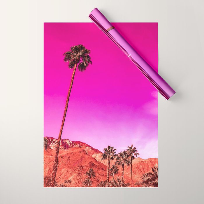 Palm Springs Rush Hour Wrapping Paper Gallery Image 1