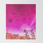 Palm Springs Rush Hour Throw Blanket Gallery Image 2
