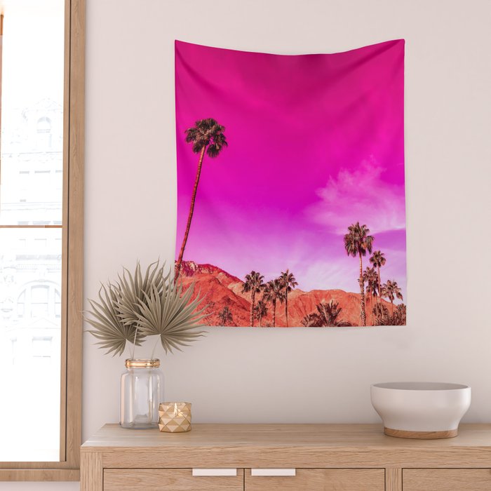 Palm Springs Rush Hour Wall Tapestry Gallery Image 2