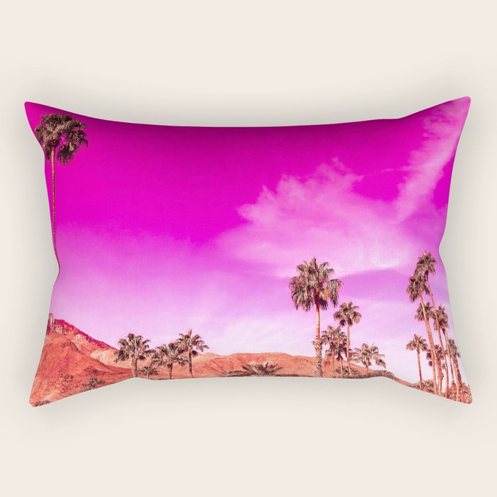 Palm Springs Rush Hour Rectangular Pillow Gallery Image 1