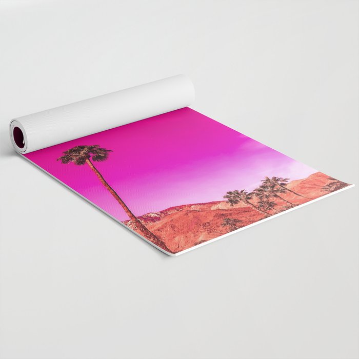 Palm Springs Rush Hour Yoga Mat Gallery Image 2
