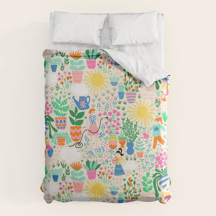 The Love Of Gardening Duvet Cover Gallery Image 6