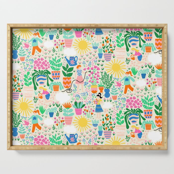 The Love Of Gardening Serving Tray Gallery Image 1