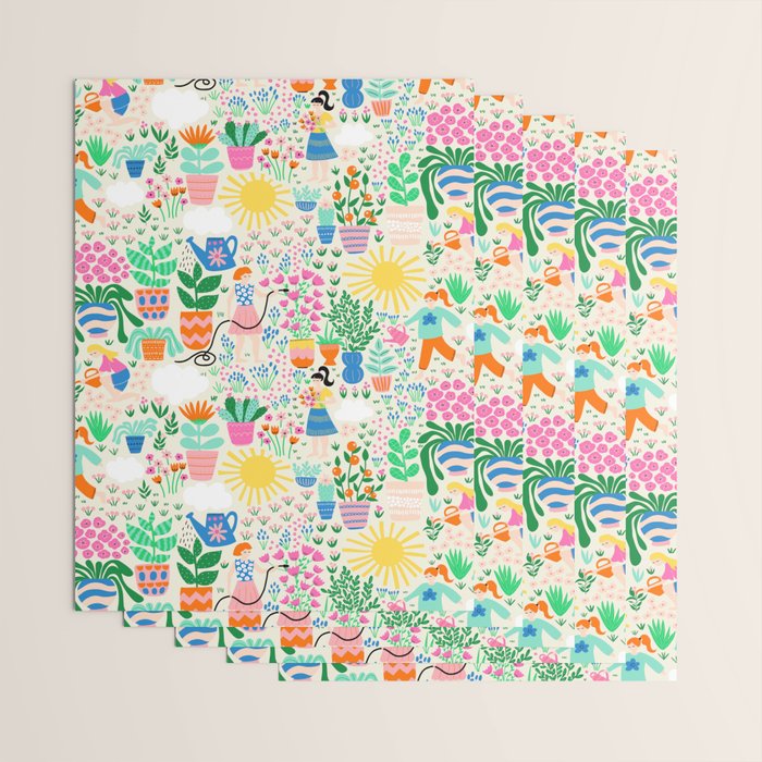 The Love Of Gardening Wrapping Paper Gallery Image 3