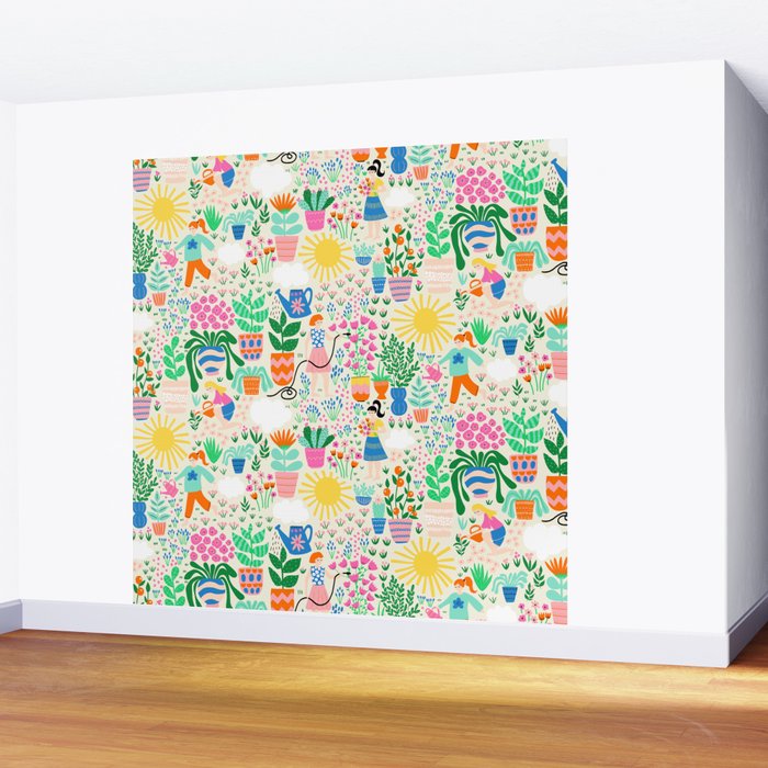The Love Of Gardening Wall Mural Gallery Image 2